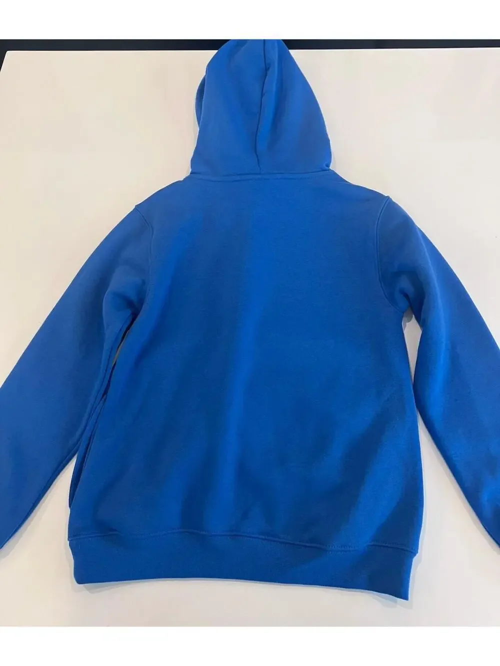 $55 Jordan Double Flight Graphic Hoodie 95F167-BB7 Blue Boys Girls GS Size L